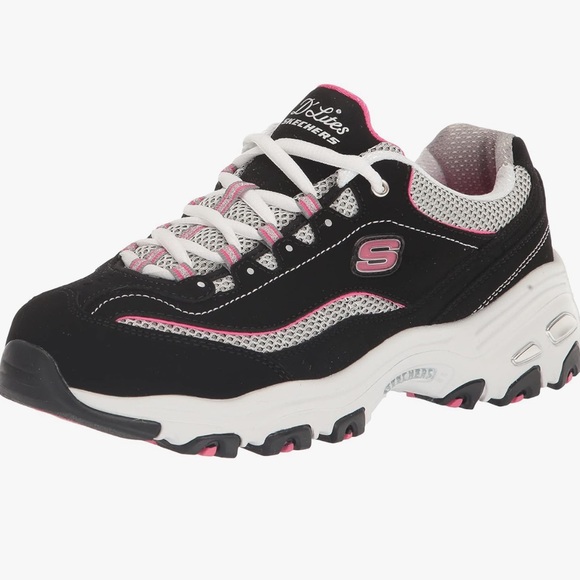 Skechers Women's D'Lites-Life Saver Memory Foam Lace-up Sneaker - Picture 1 of 8